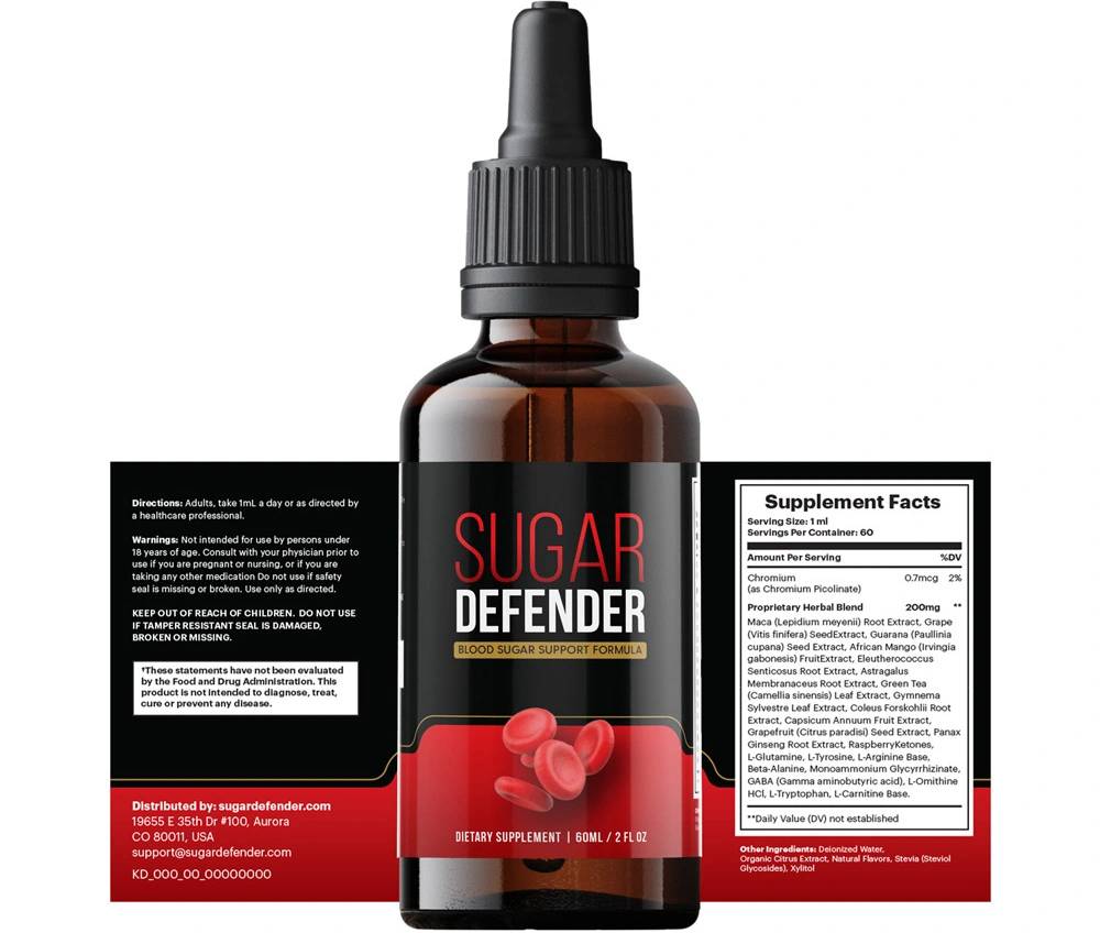 Sugar Defender Supplement Fact